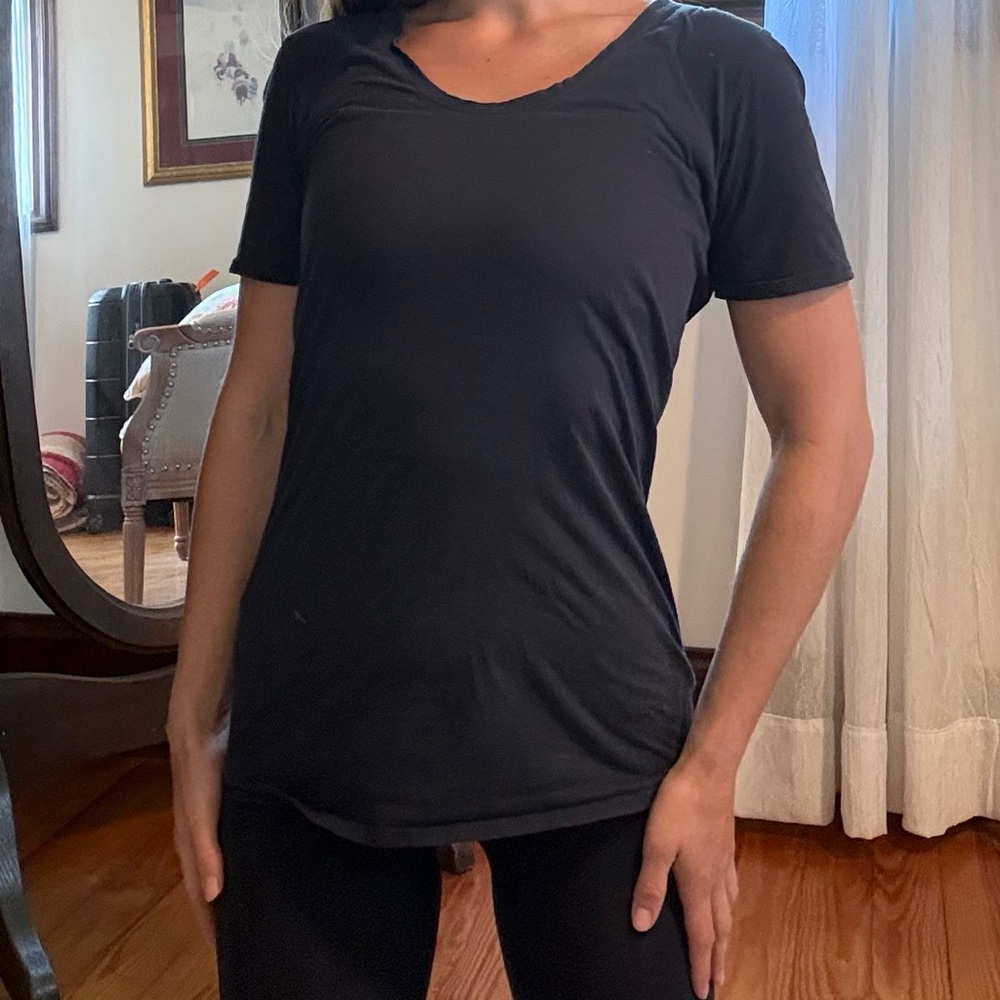Under Armour Black Fitted Short Sleeve Tee
